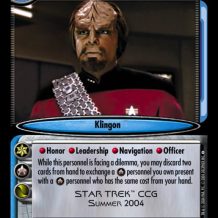 Promo - Worf, First Officer