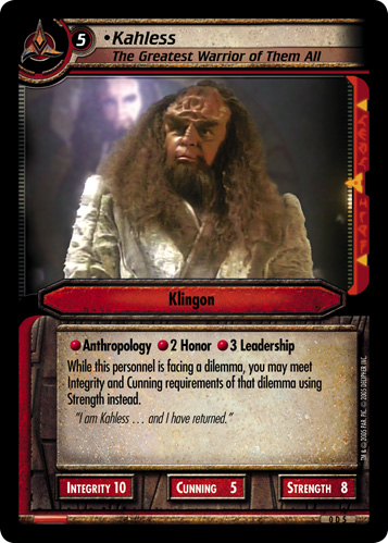 Promo - Kahless, The Greatest Warrior of Them All